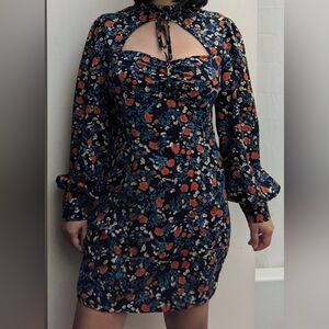 Floral Long Sleeve Dress